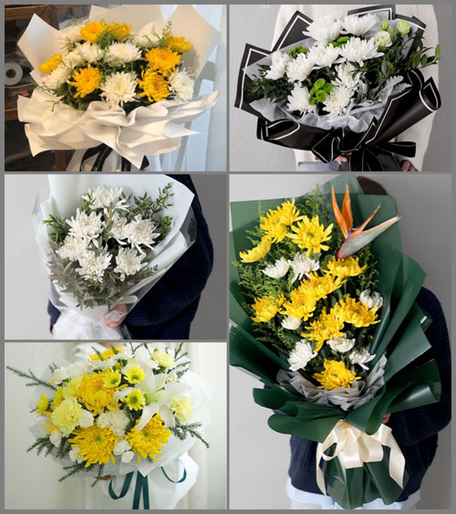 贵州毕节市七星关区何官屯镇白果村白事花束代送